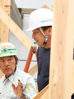 高い技術を持つエシカルハウスの施工チーム